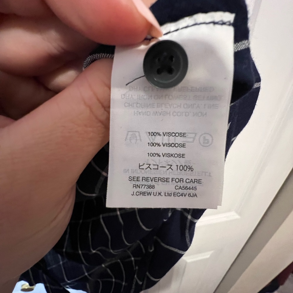 Navy Madewell Central Button Down - image 4